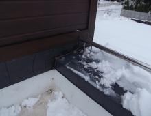 Присоединение перил к токоотводу